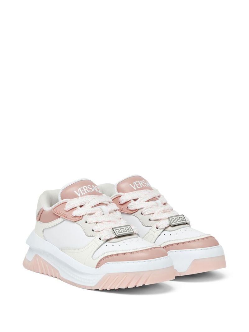 White Odissea Leather Sneakers
