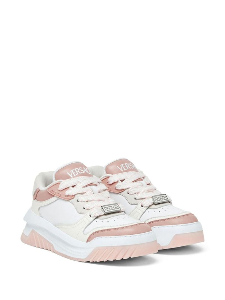 White Odissea Leather Sneakers