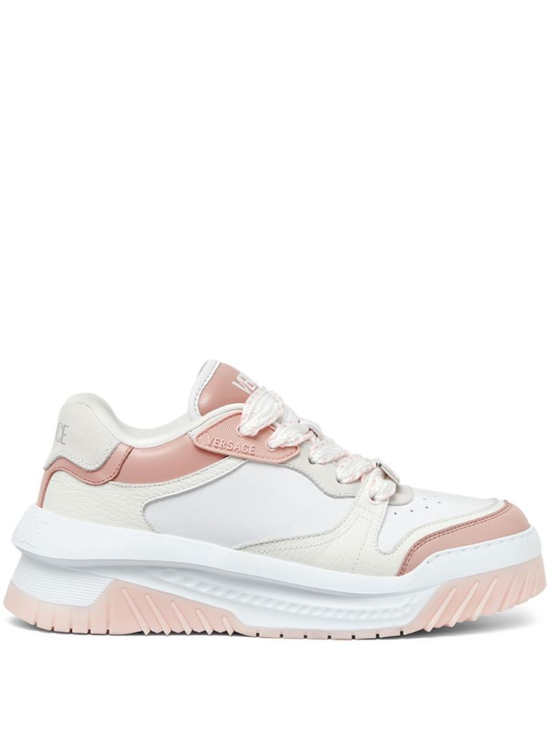 White Odissea Leather Sneakers