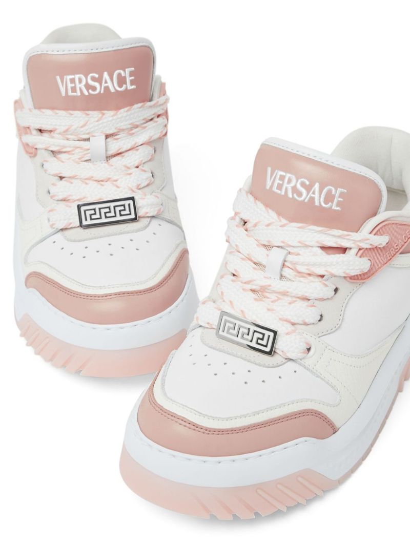 White Odissea Leather Sneakers
