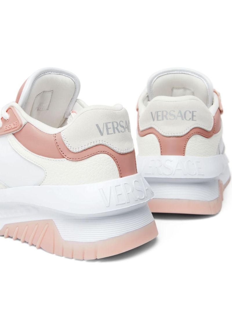 White Odissea Leather Sneakers