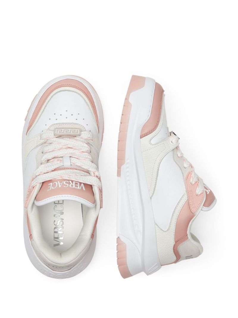 White Odissea Leather Sneakers