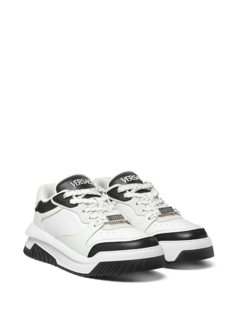 White Odissea Leather Sneakers