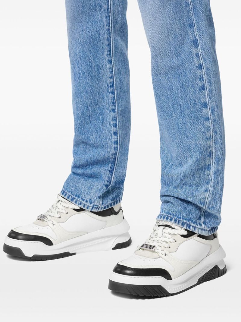 White Odissea Leather Sneakers