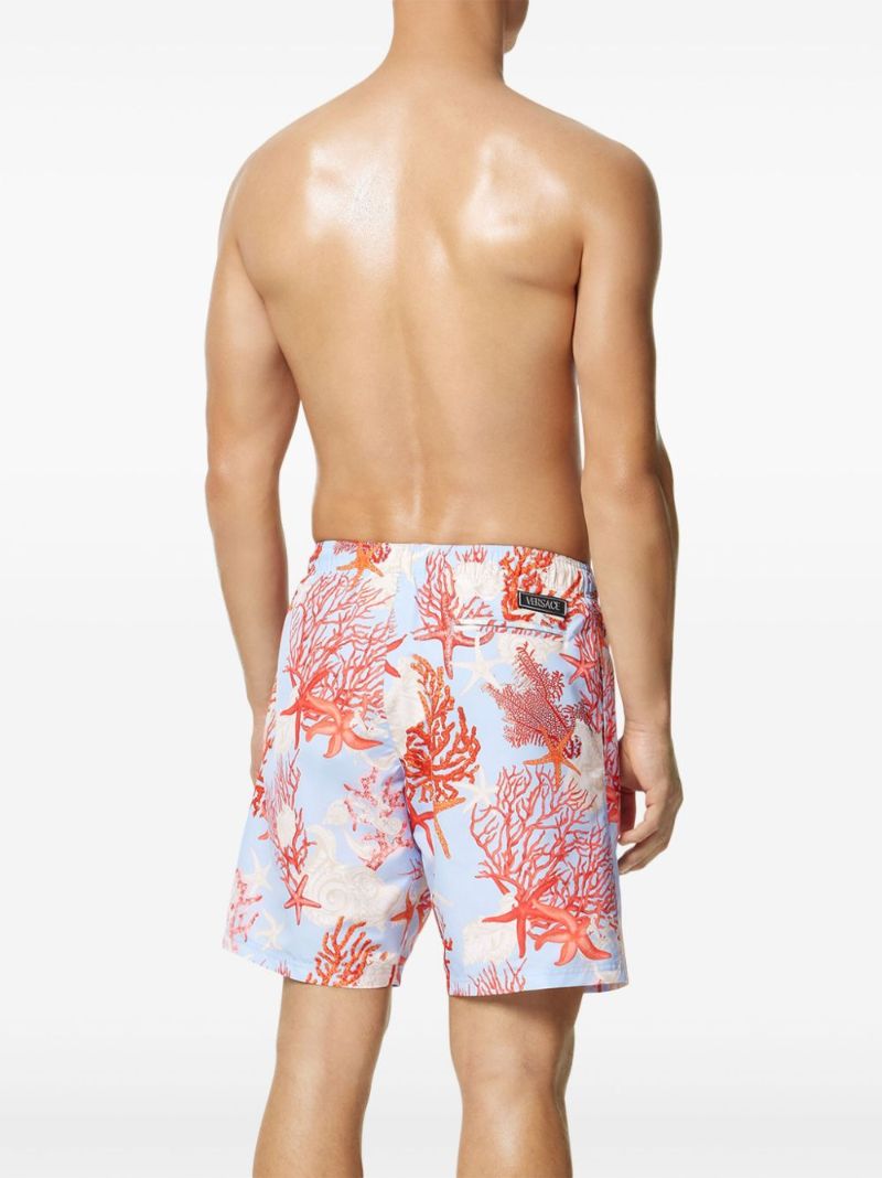 Blue Barocco Sea Swim Shorts