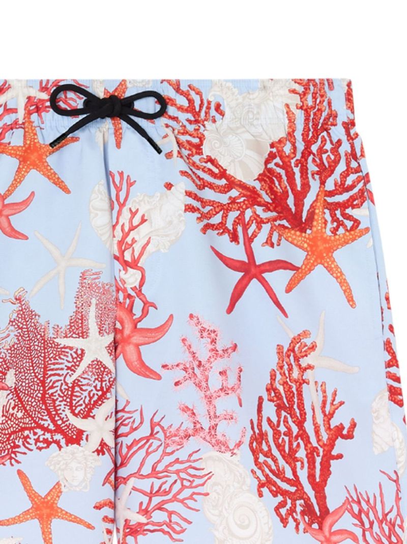 Blue Barocco Sea Swim Shorts