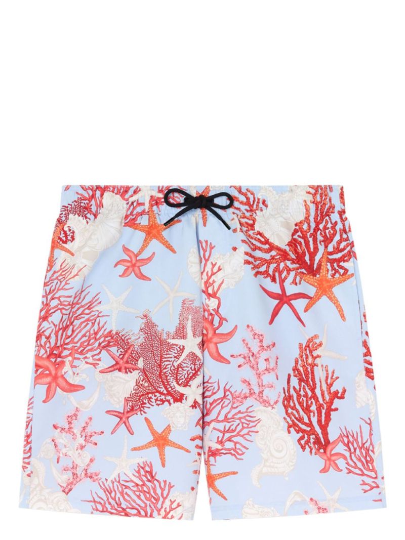 Blue Barocco Sea Swim Shorts