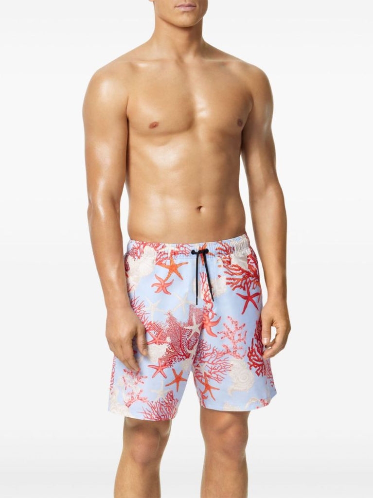 Blue Barocco Sea Swim Shorts