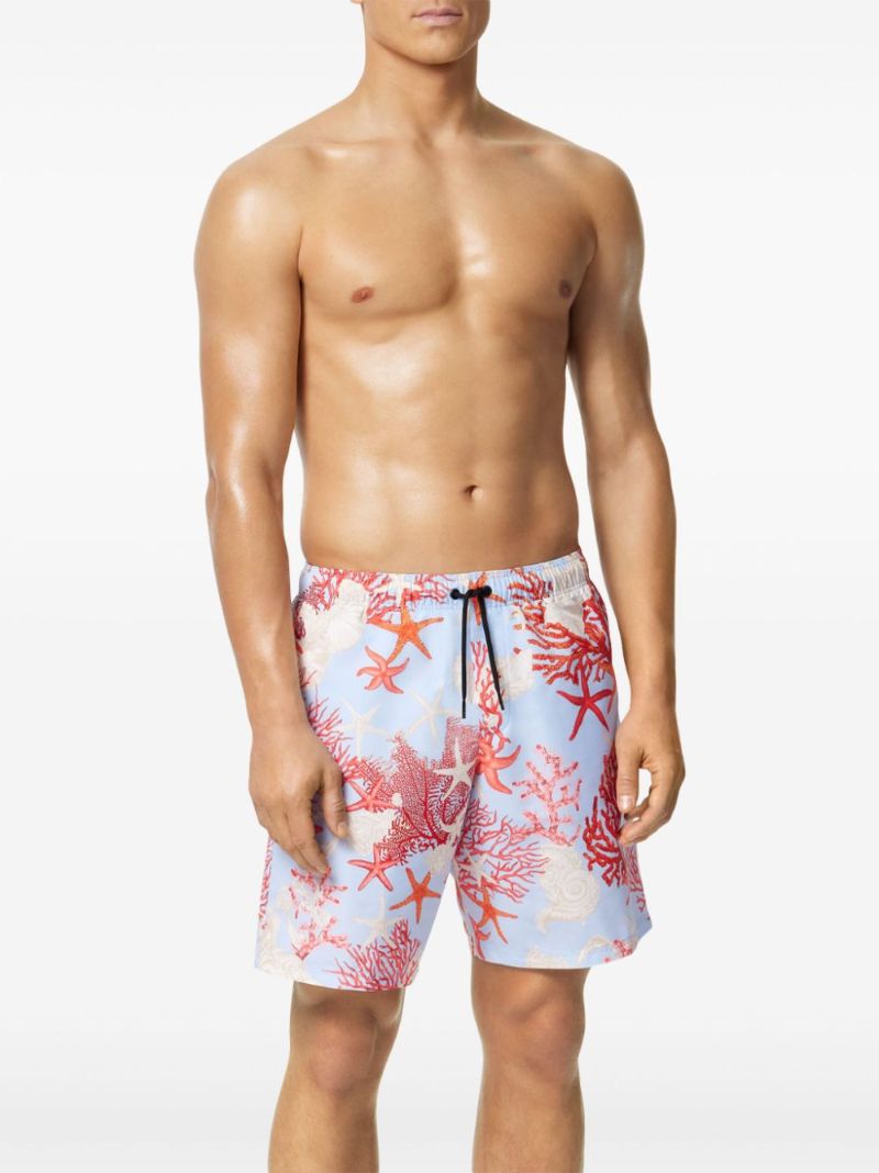 Blue Barocco Sea Swim Shorts
