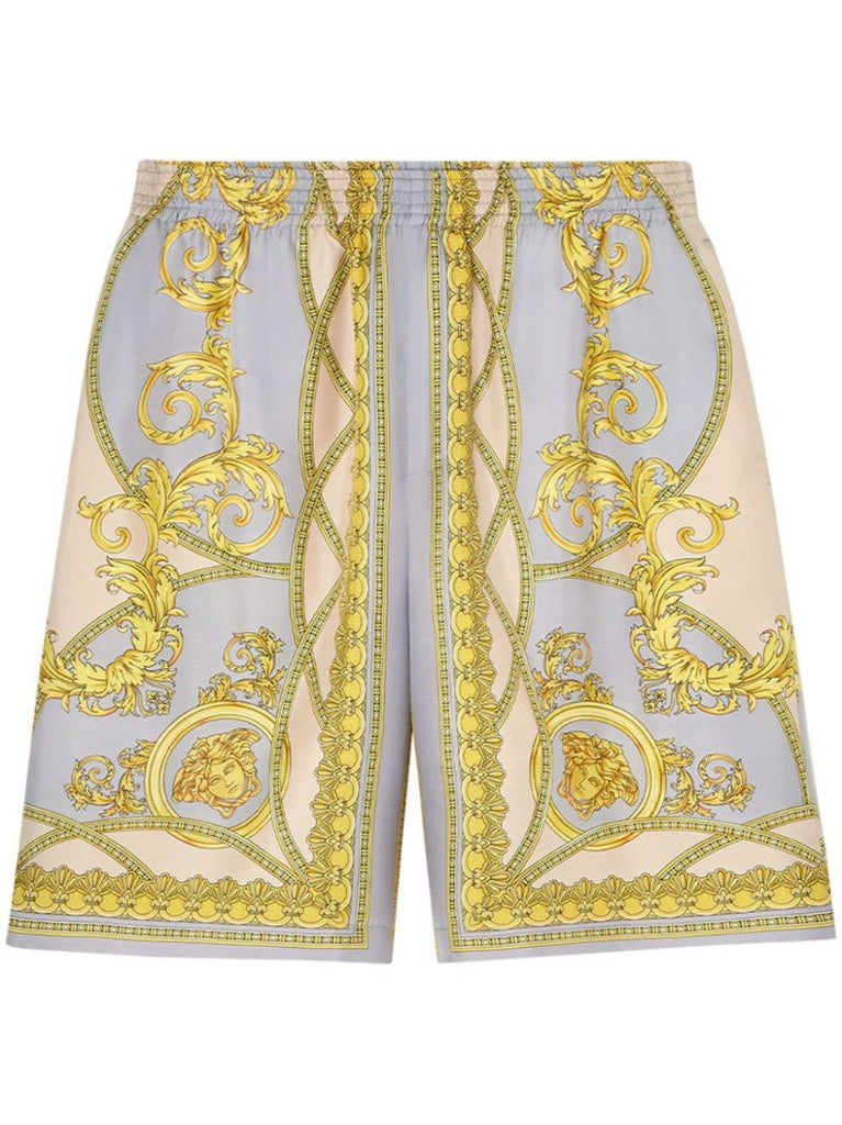 Grey La Coupe Des Dieux Silk Shorts