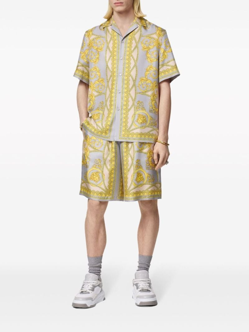 Grey La Coupe Des Dieux Silk Shorts