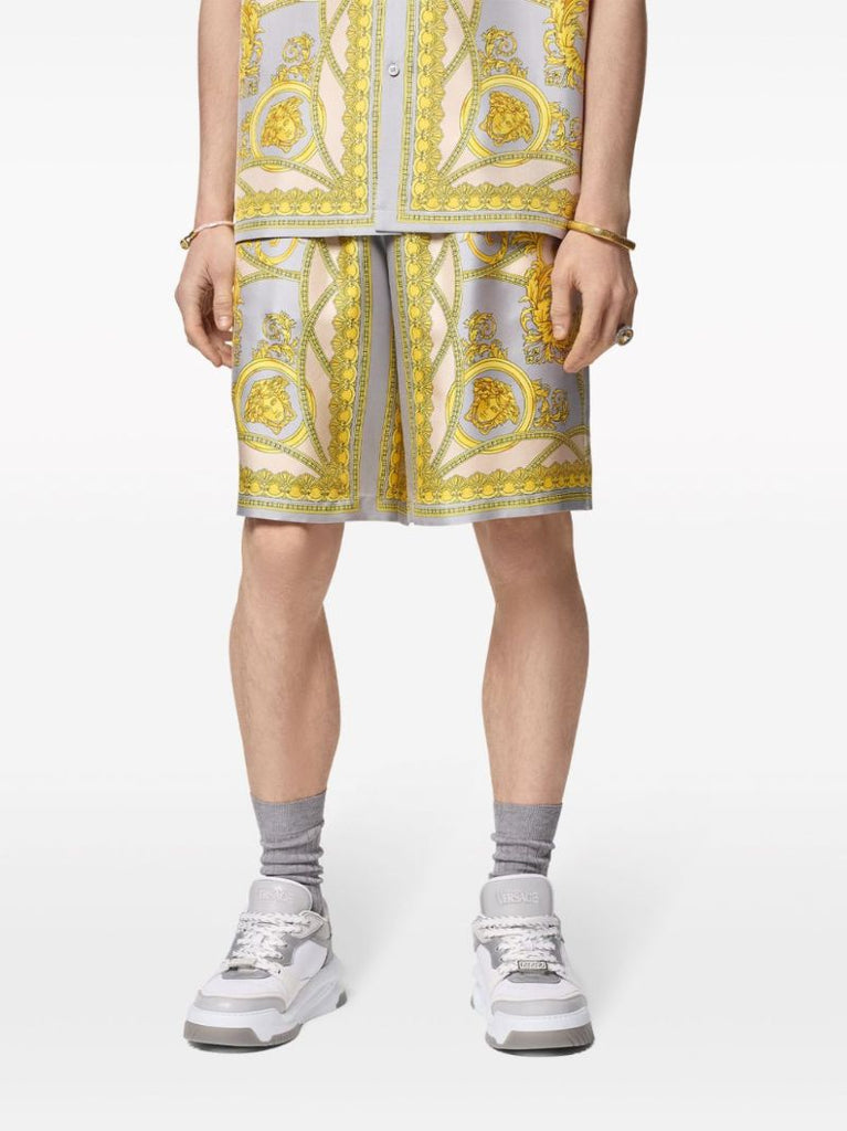 Grey La Coupe Des Dieux Silk Shorts