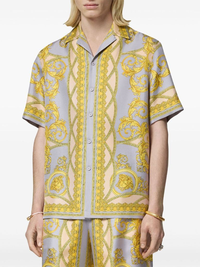 Grey La Coupe Des Dieux Silk Shirt