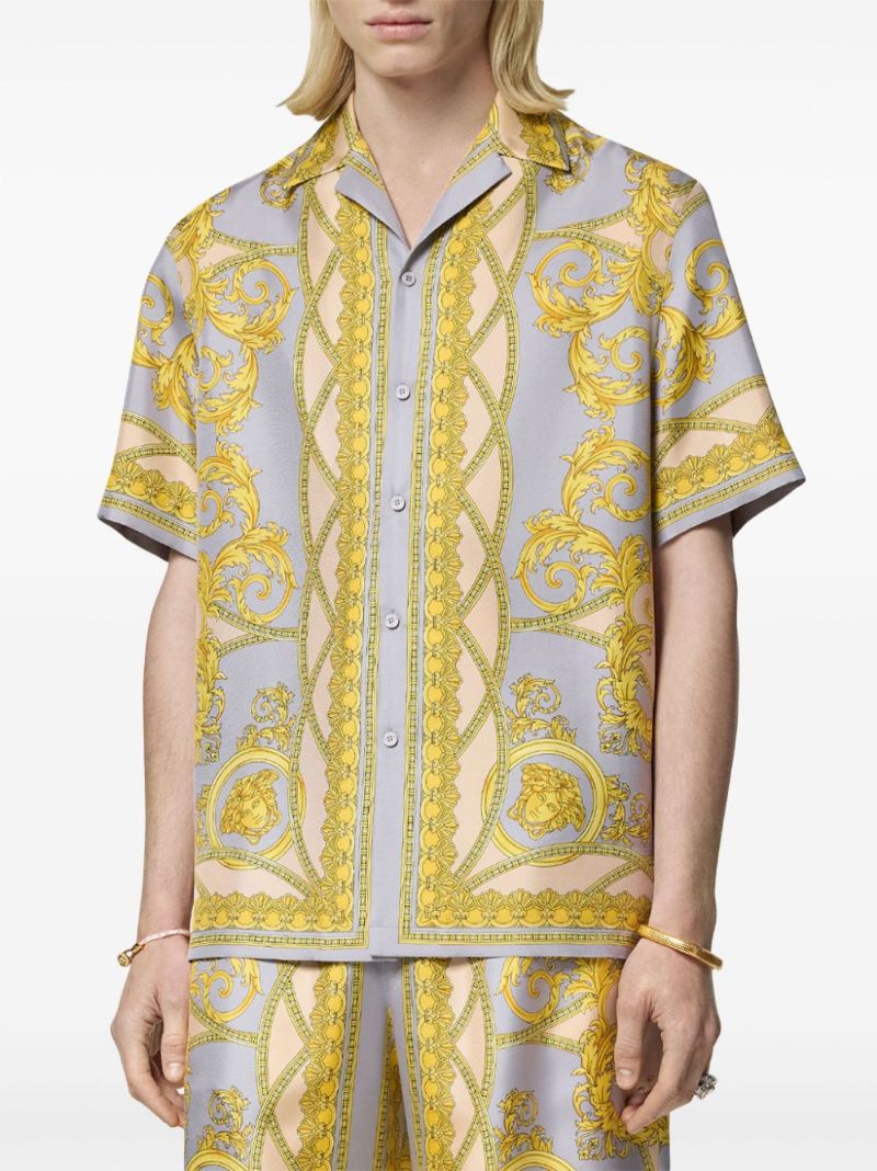 Grey La Coupe Des Dieux Silk Shirt