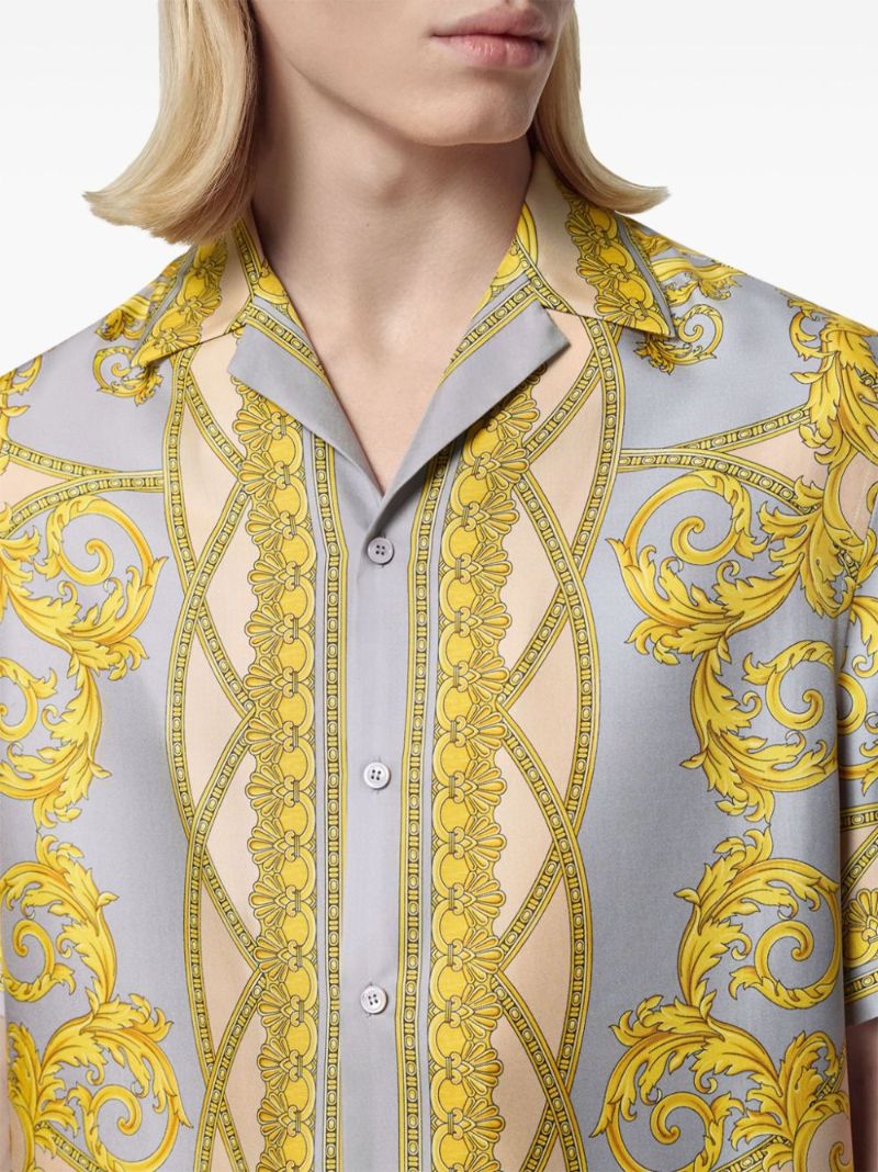 Grey La Coupe Des Dieux Silk Shirt