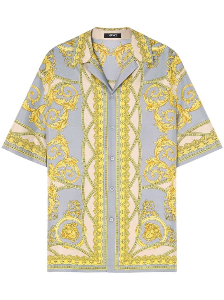 Grey La Coupe Des Dieux Silk Shirt