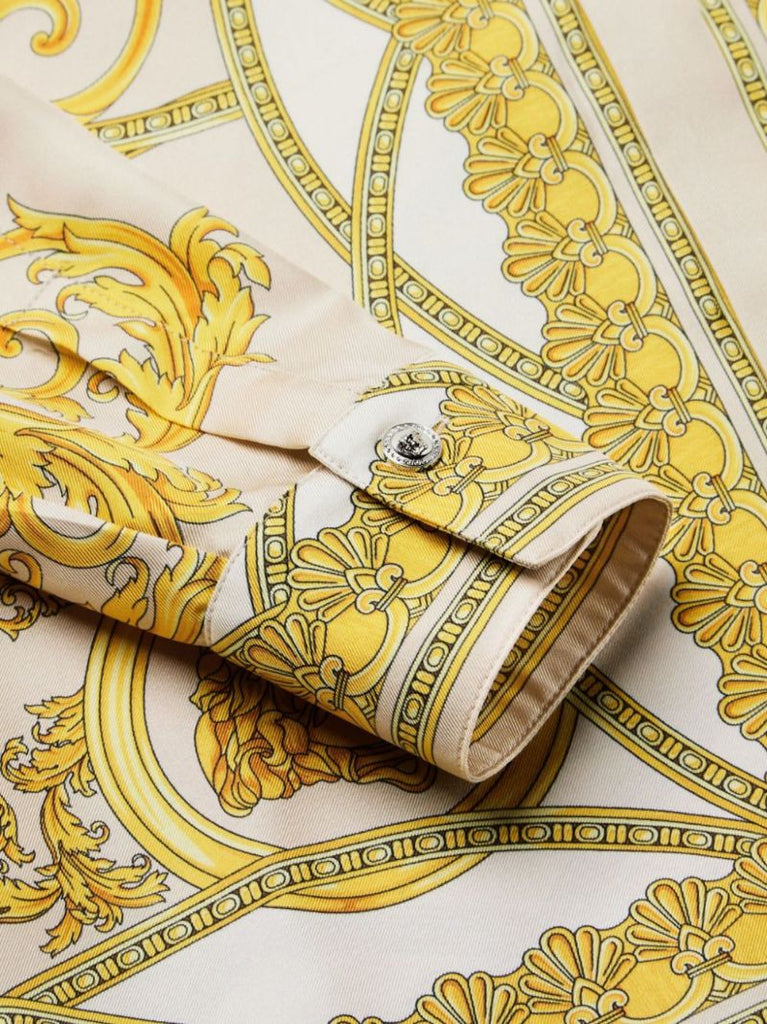 Gold-tone La Coupe Des Dieux Silk Shirt