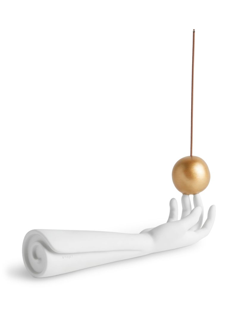 White Atlas Incense Holder