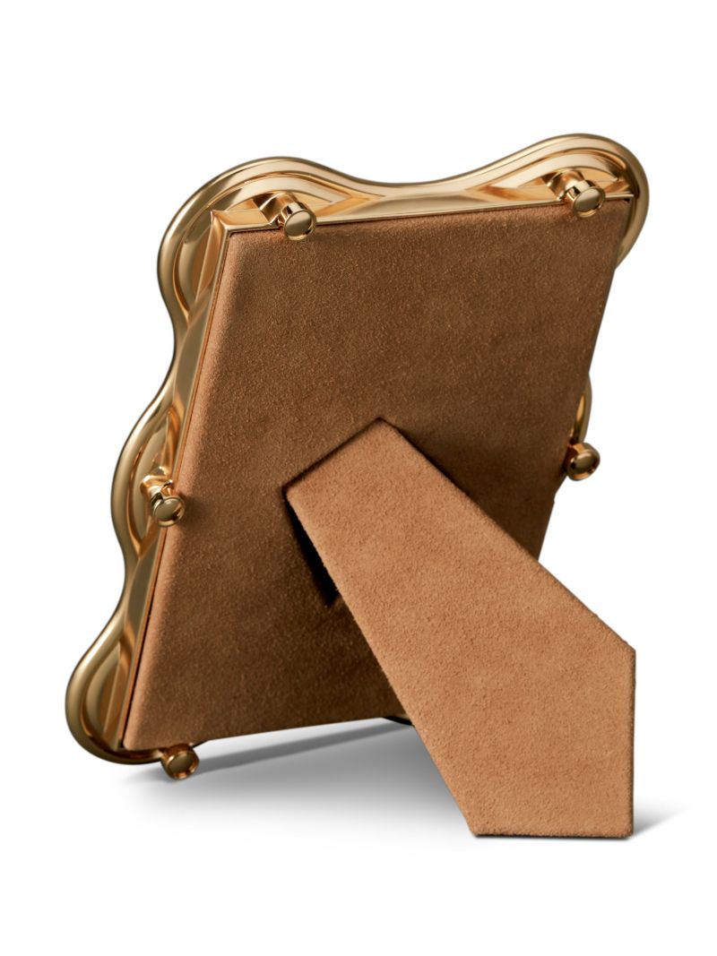 Gold-tone Ripple Photo Frame