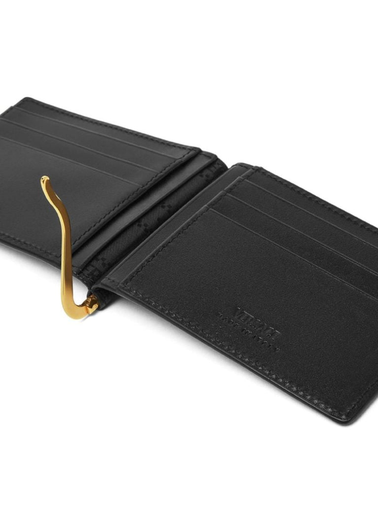 Black Medusa Biggie Leather Wallet