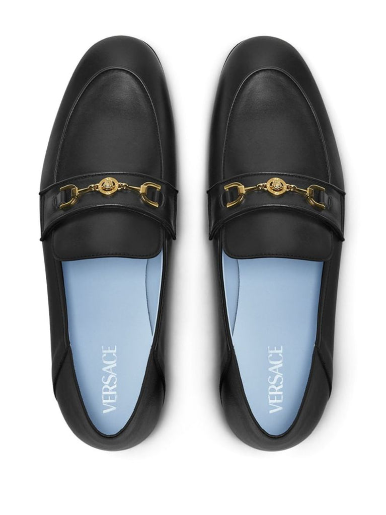 Black Medusa '95 Leather Loafers