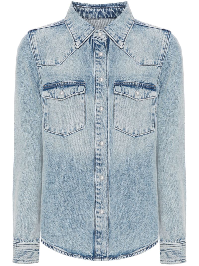Blue Denim Long-sleeve Shirt