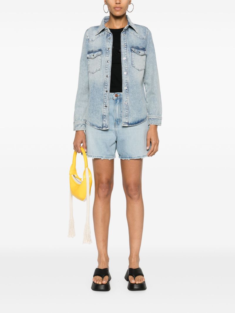 Blue Denim Long-sleeve Shirt