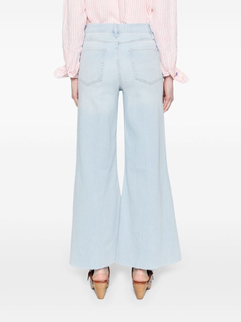 Blue Le Palazzo Crop Wide-leg Jeans