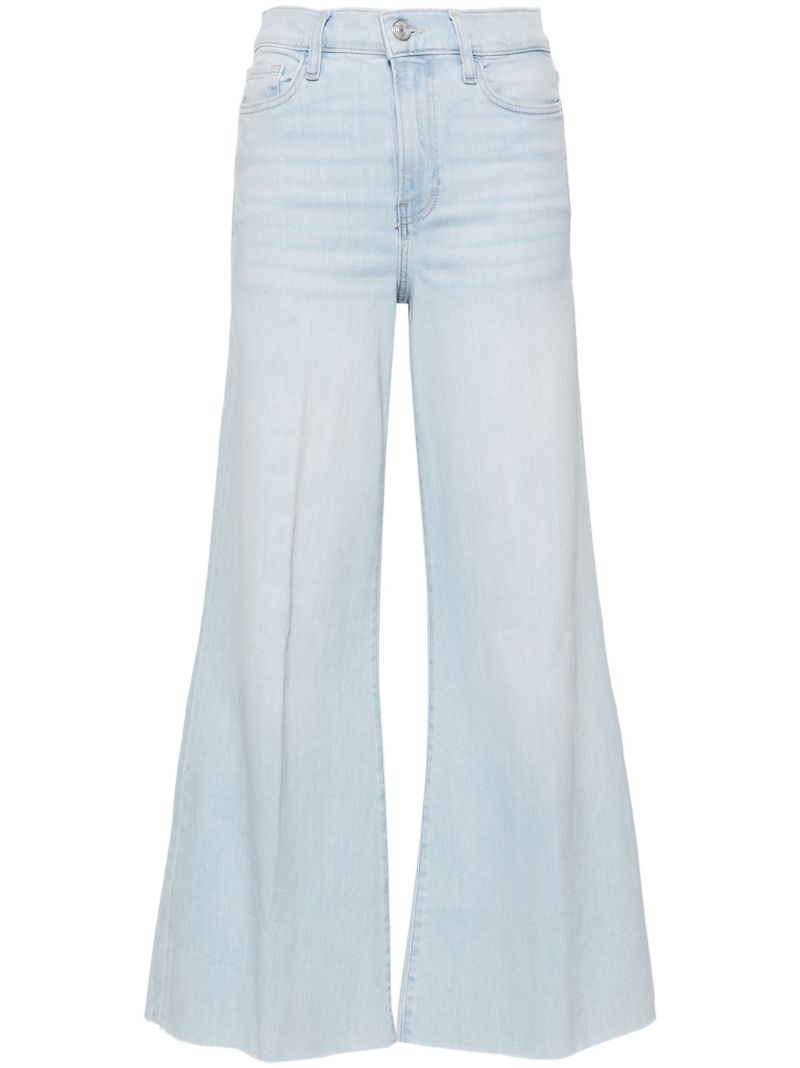 Blue Le Palazzo Crop Wide-leg Jeans