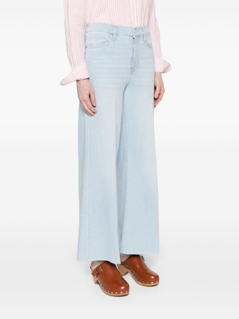 Blue Le Palazzo Crop Wide-leg Jeans