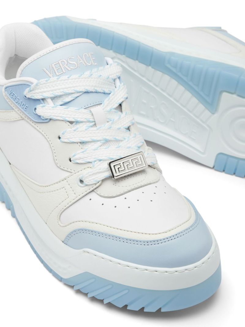 White Odissea Leather Sneakers