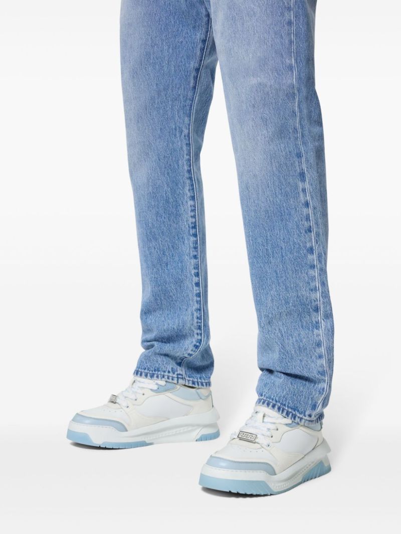 White Odissea Leather Sneakers