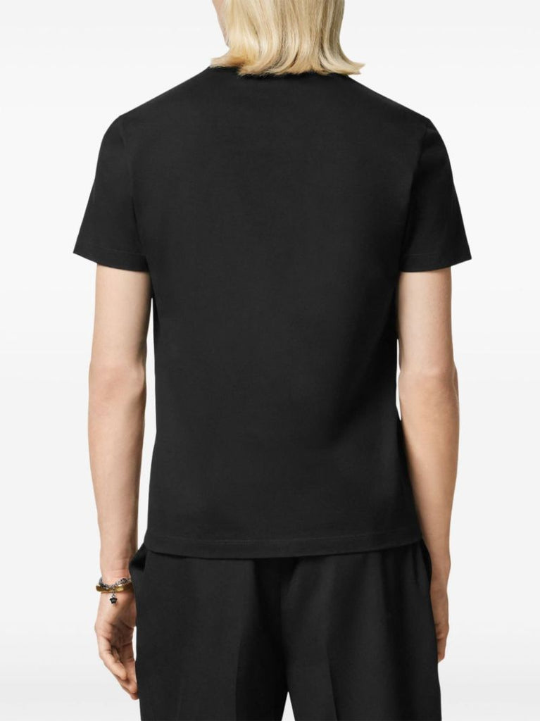 Black Coupe Blason-embroidered Cotton T-shirt