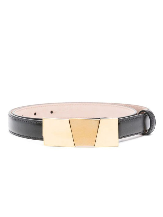 Black the Small Axel Leather Belt