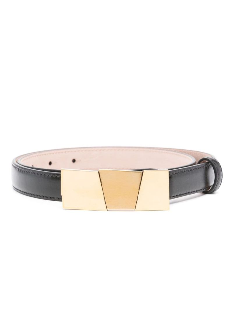 Black the Small Axel Leather Belt
