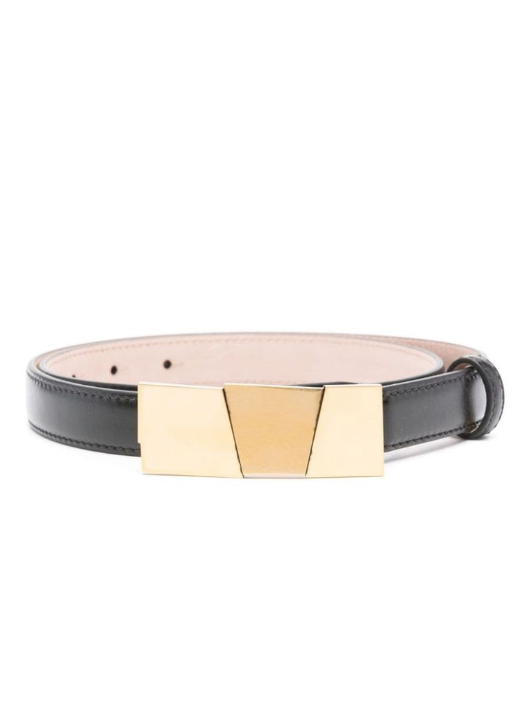 Black the Small Axel Leather Belt