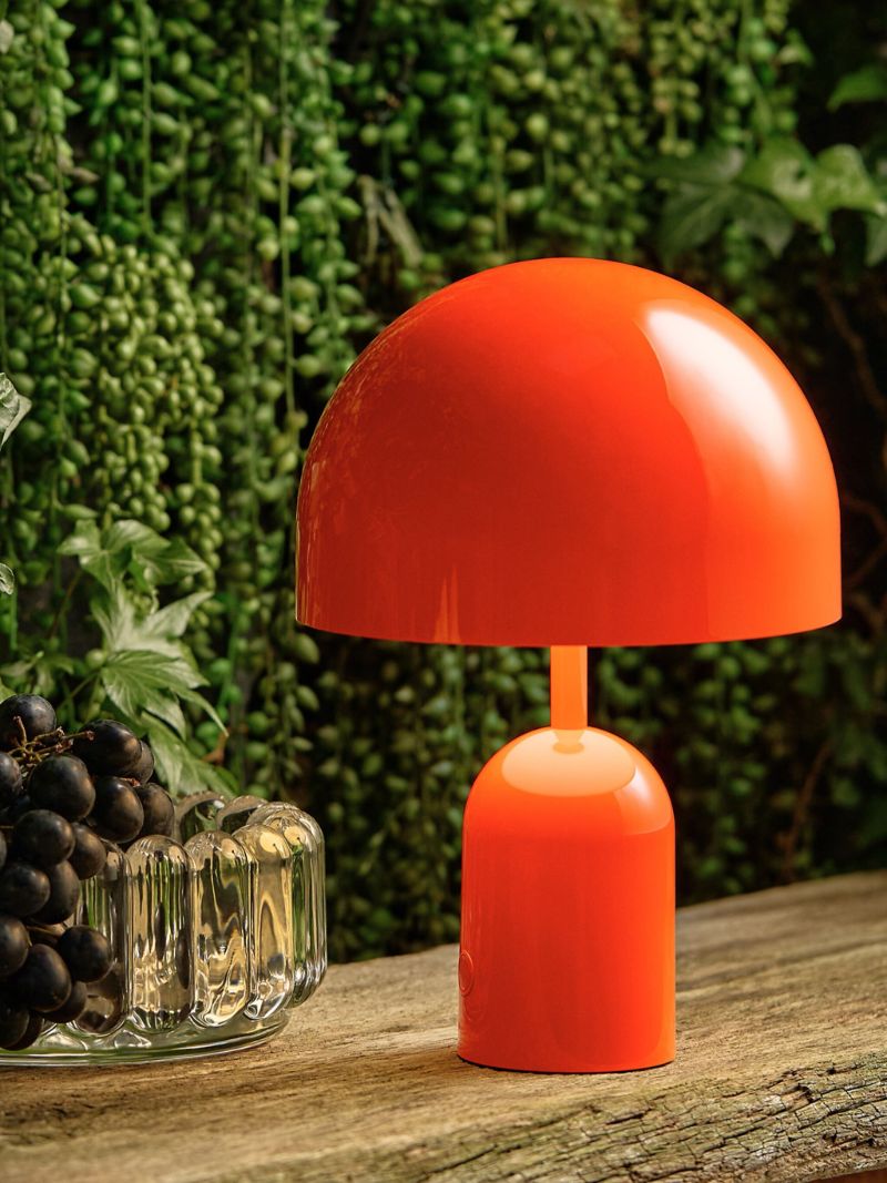 Orange Bell Portable Lamp