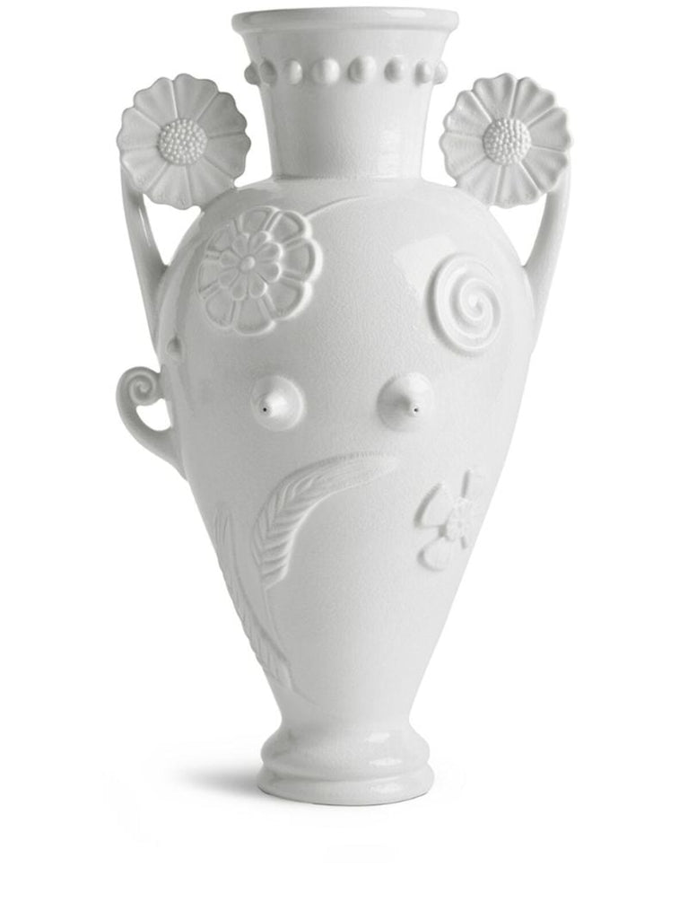 White Pantheon Persephone Porcelain Vase