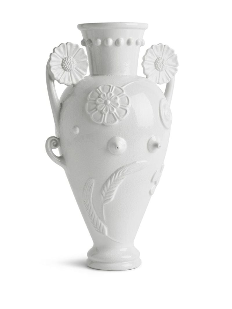 White Pantheon Persephone Porcelain Vase