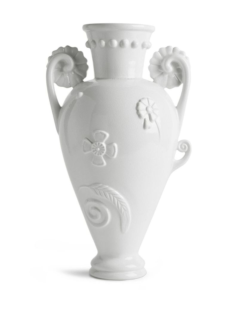 White Pantheon Persephone Porcelain Vase