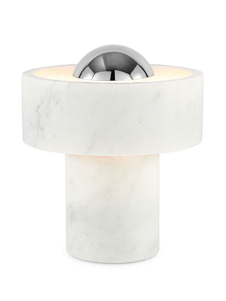 White Stone Portable Lamp