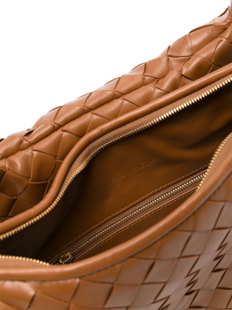Brown Gemelli Leather Shoulder Bag