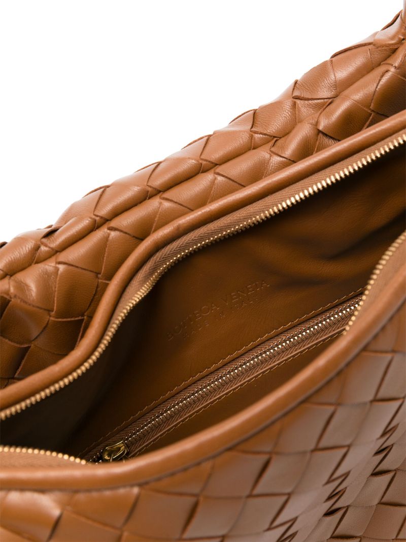 Brown Gemelli Leather Shoulder Bag