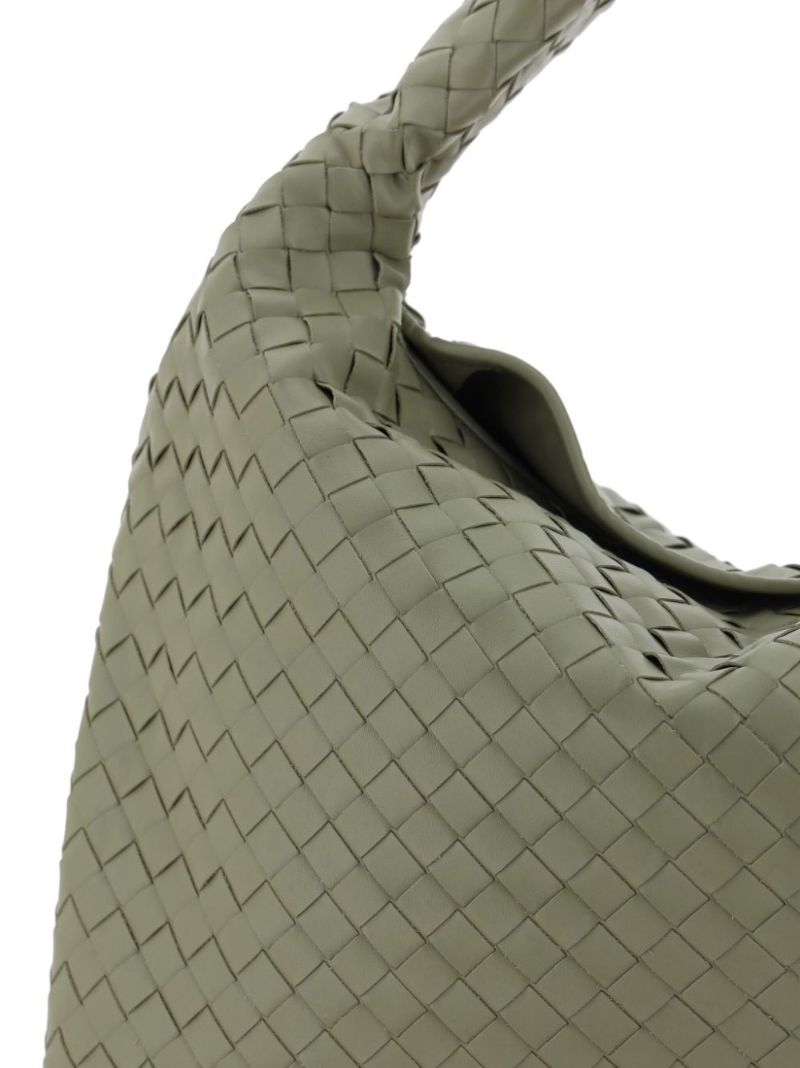 Green Hop Leather Shoulder Bag