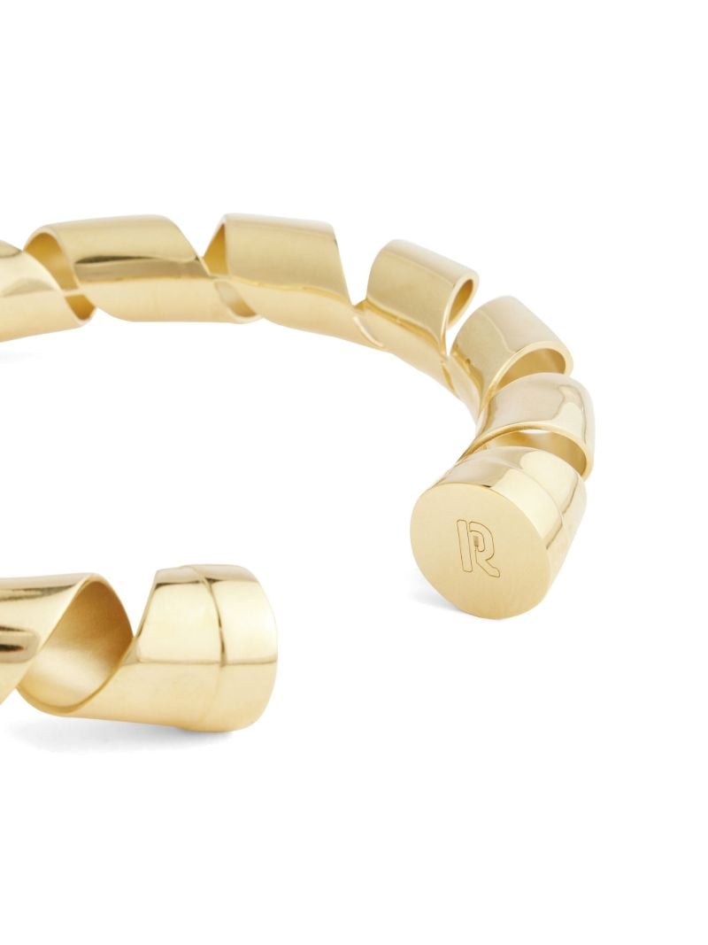 Gold-tone Xl Link Twist Choker Necklace