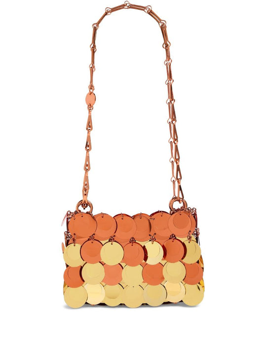 Gold-tone Sun Date Sparkle Shoulder Bag
