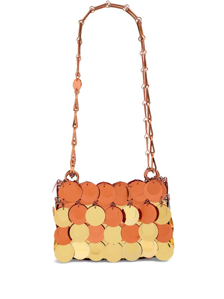 Gold-tone Sun Date Sparkle Shoulder Bag