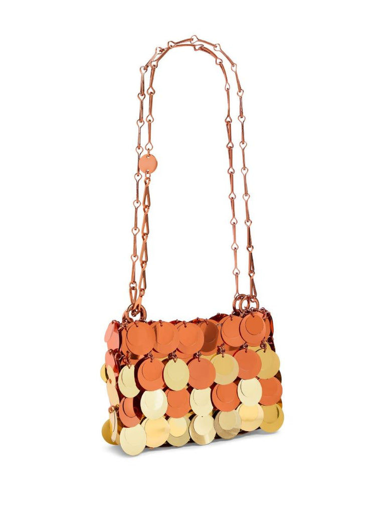 Gold-tone Sun Date Sparkle Shoulder Bag