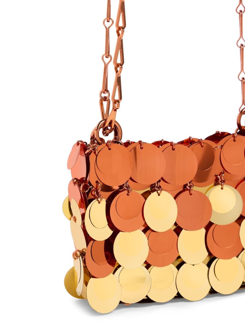 Gold-tone Sun Date Sparkle Shoulder Bag