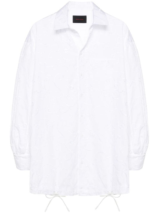 Broderie-anglaise Cotton Shirt